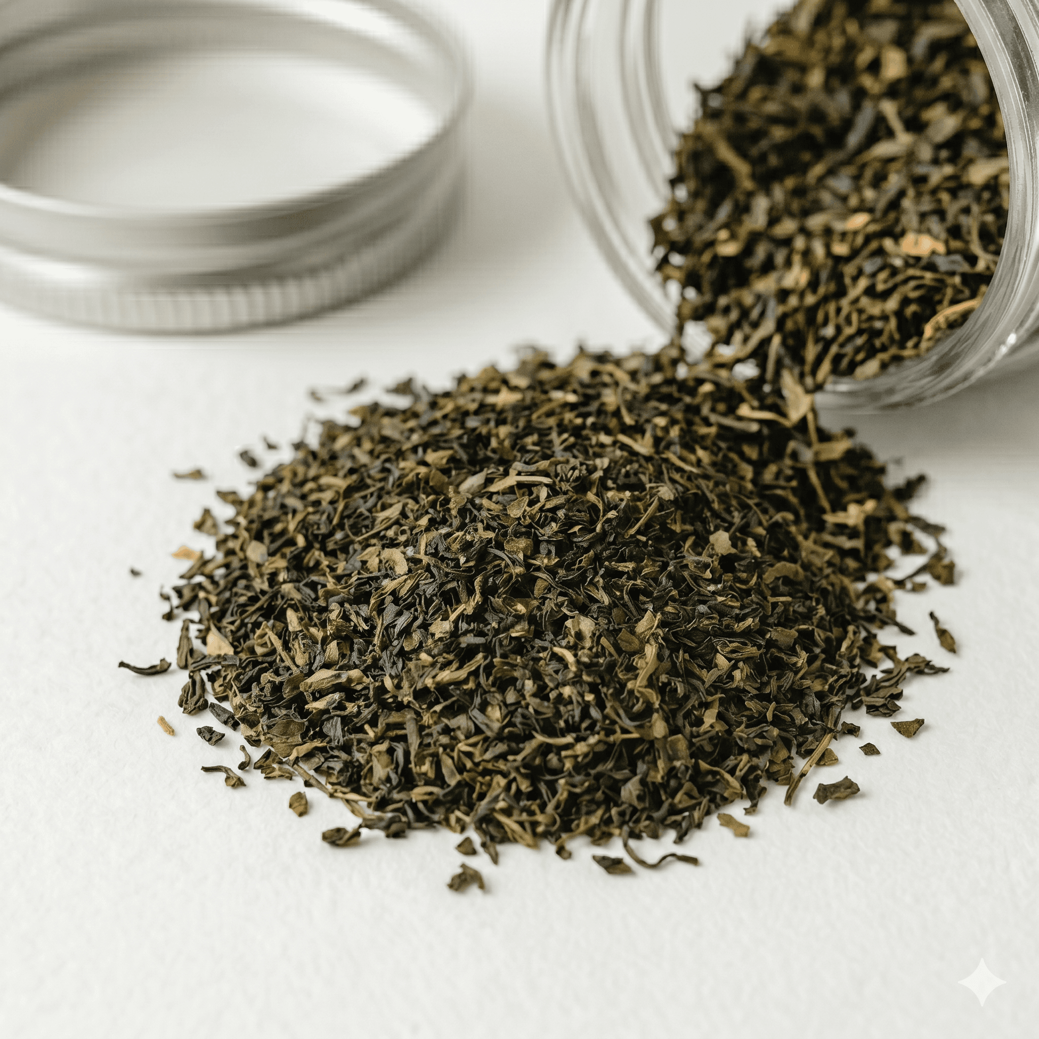 Darjeeling Green Tea closeup 2