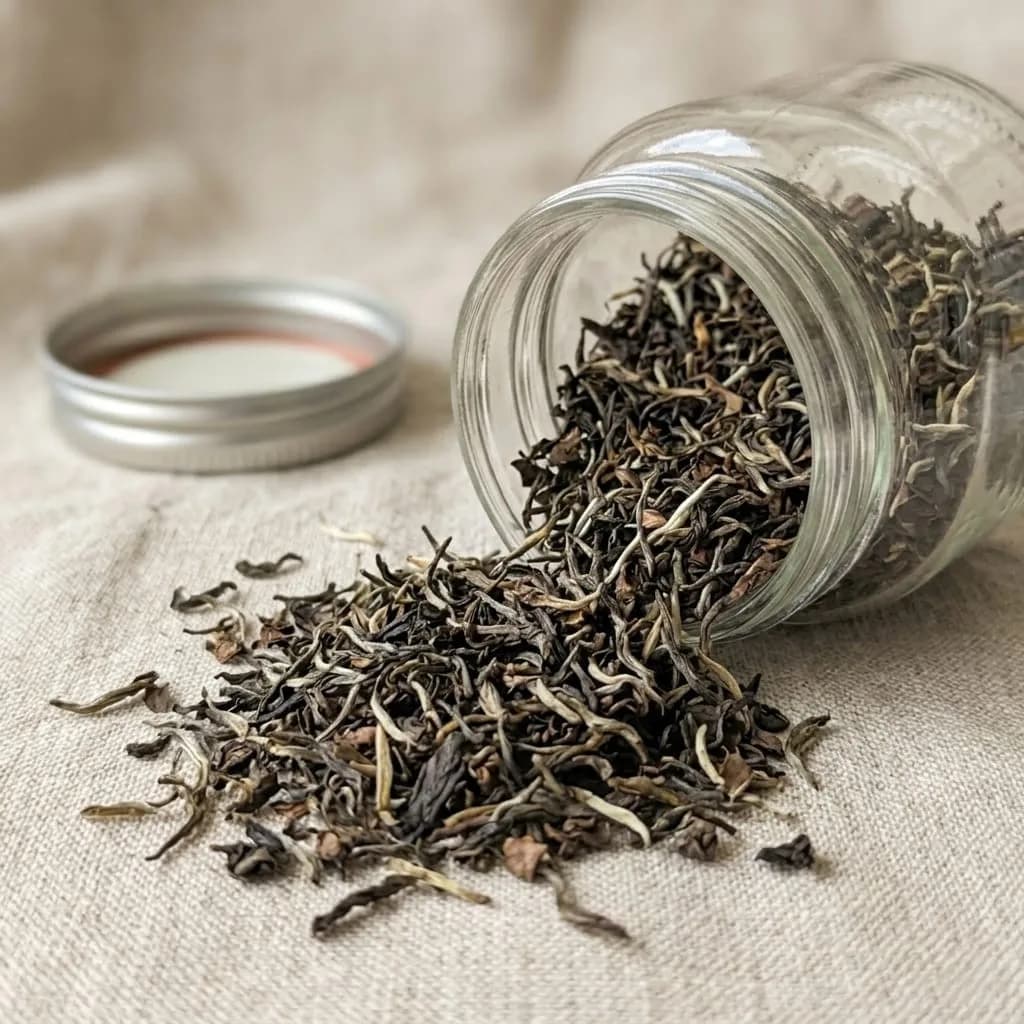 Oolong Tea closeup 2