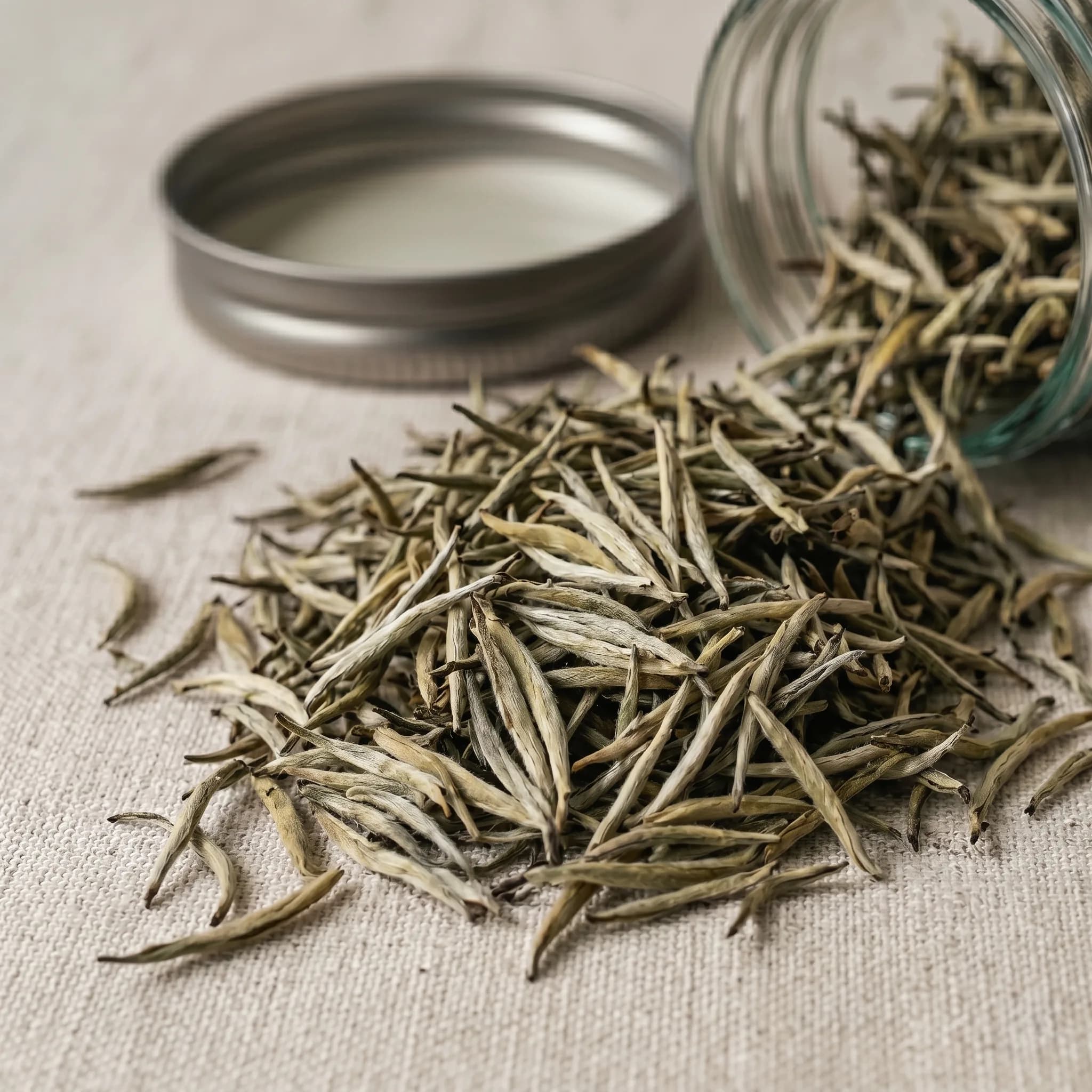 White Tea Silver Needle closeup 1